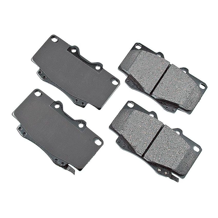 Akebono ACT799 Akebono ProACT Ultra Premium Ceramic Disc Brake Pad Kit
