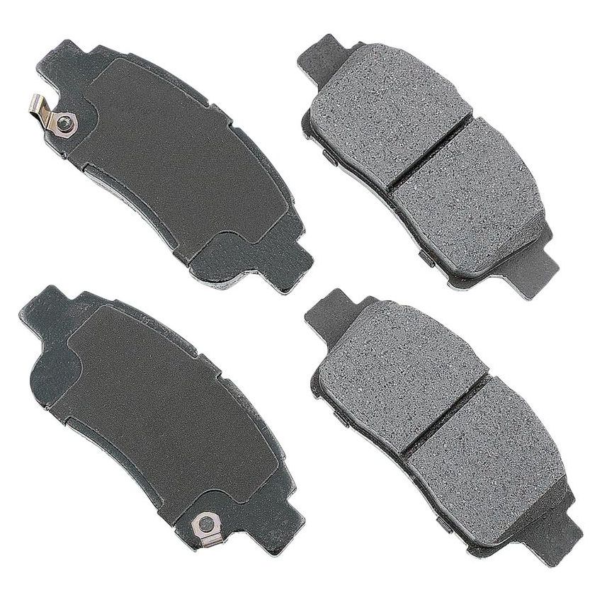Akebono ACT831 Akebono ProACT Ultra Premium Ceramic Disc Brake Pad Kit