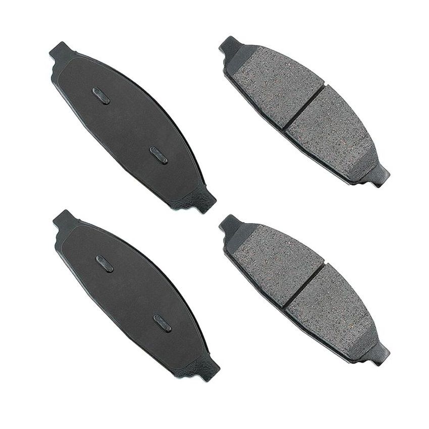 Akebono ACT953 Akebono ProACT Ultra Premium Ceramic Disc Brake Pad Kit