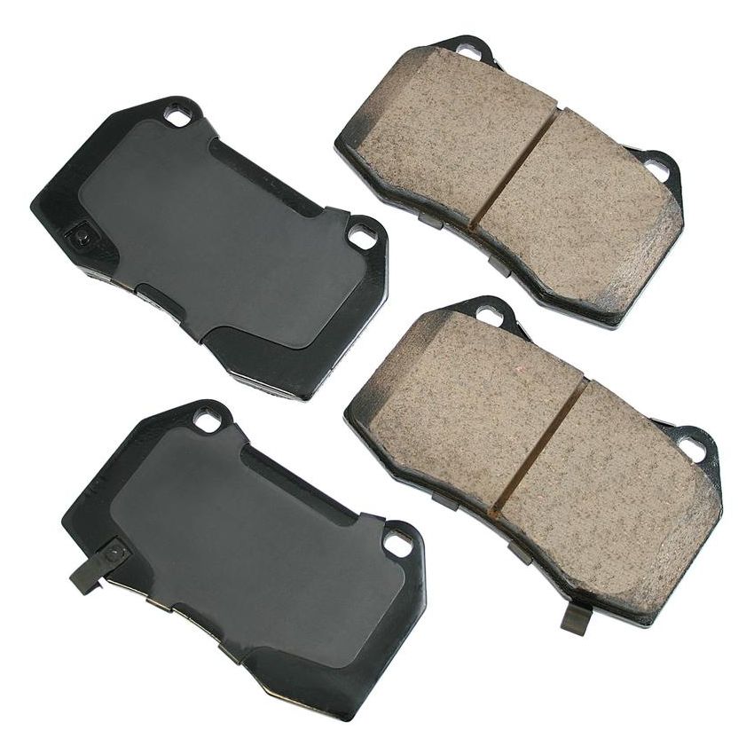 Akebono ACT960 Akebono ProACT Ultra Premium Ceramic Disc Brake Pad Kit