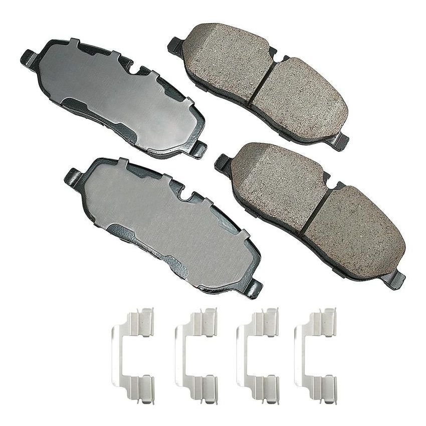 Akebono EUR1098A Akebono EURO Ultra Premium Ceramic Disc Brake Pad Kit