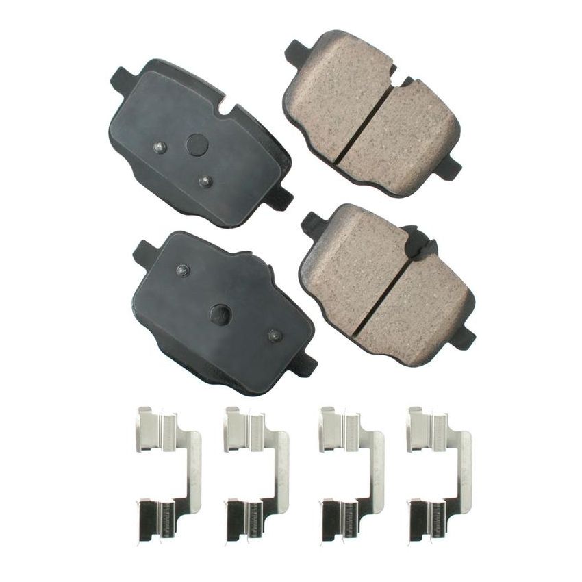 Akebono EUR1469 Akebono EURO Ultra Premium Ceramic Disc Brake Pad Kit