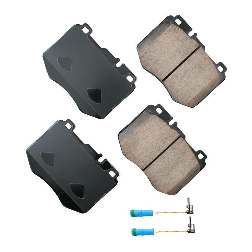 Akebono EUR1796 Akebono EURO Ultra Premium Ceramic Disc Brake Pad Kit