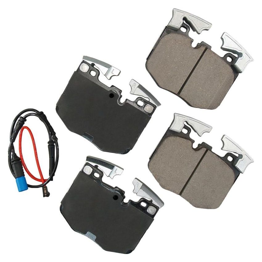 Akebono EUR1867 Akebono EURO Ultra Premium Ceramic Disc Brake Pad Kit