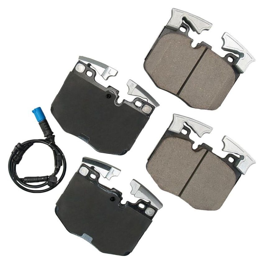 Akebono EUR1867B Akebono EURO Ultra Premium Ceramic Disc Brake Pad Kit