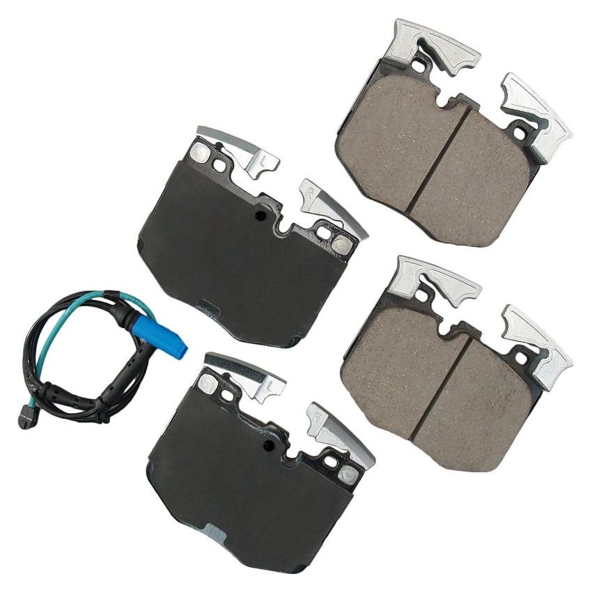 Akebono EUR1867C Akebono EURO Ultra Premium Ceramic Disc Brake Pad Kit