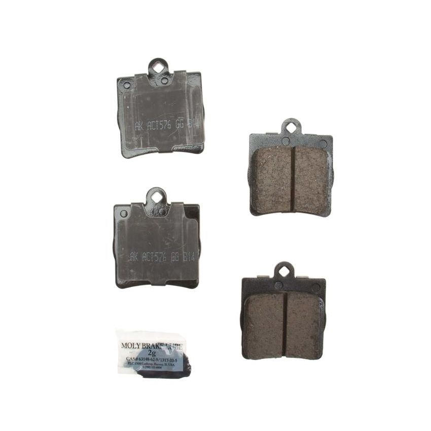 Akebono EUR779 Akebono EURO Ultra Premium Ceramic Disc Brake Pad Kit