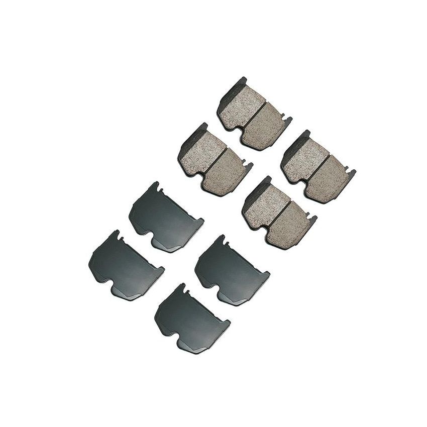 Akebono EUR983 Akebono EURO Ultra Premium Ceramic Disc Brake Pad Kit