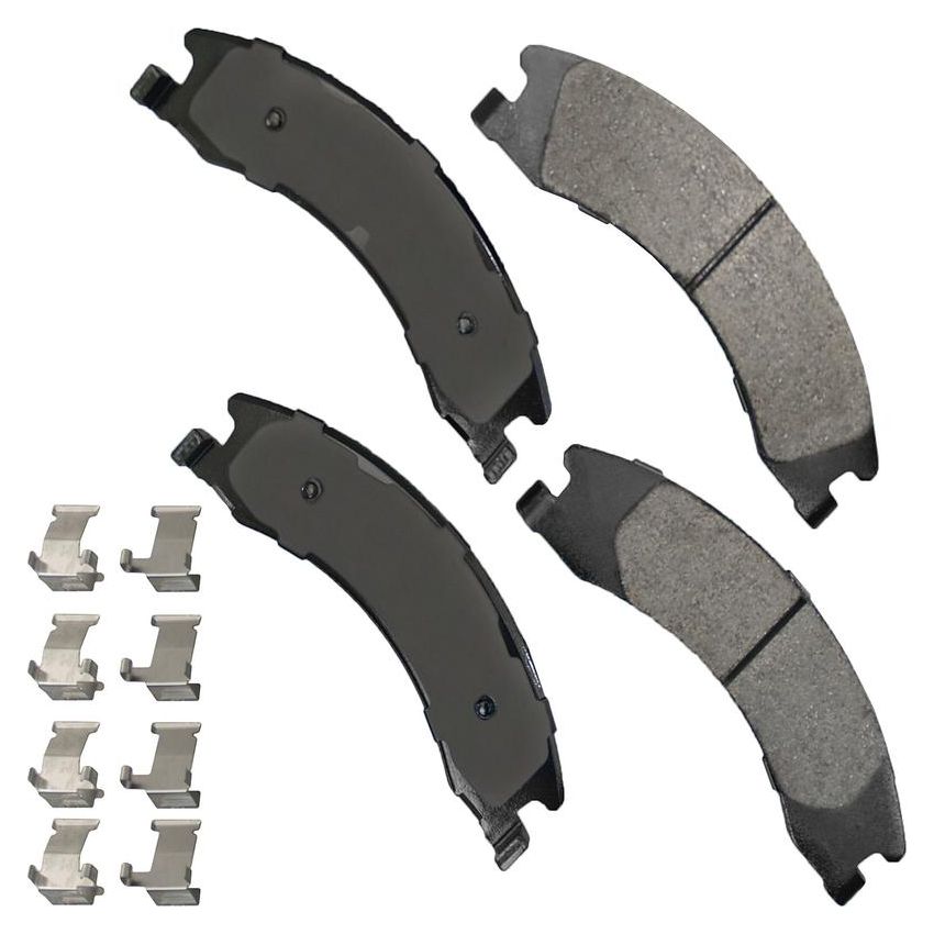 Akebono SDF1329 Akebono Severe Duty Ultra Premium Ceramic Disc Brake Pad Kit