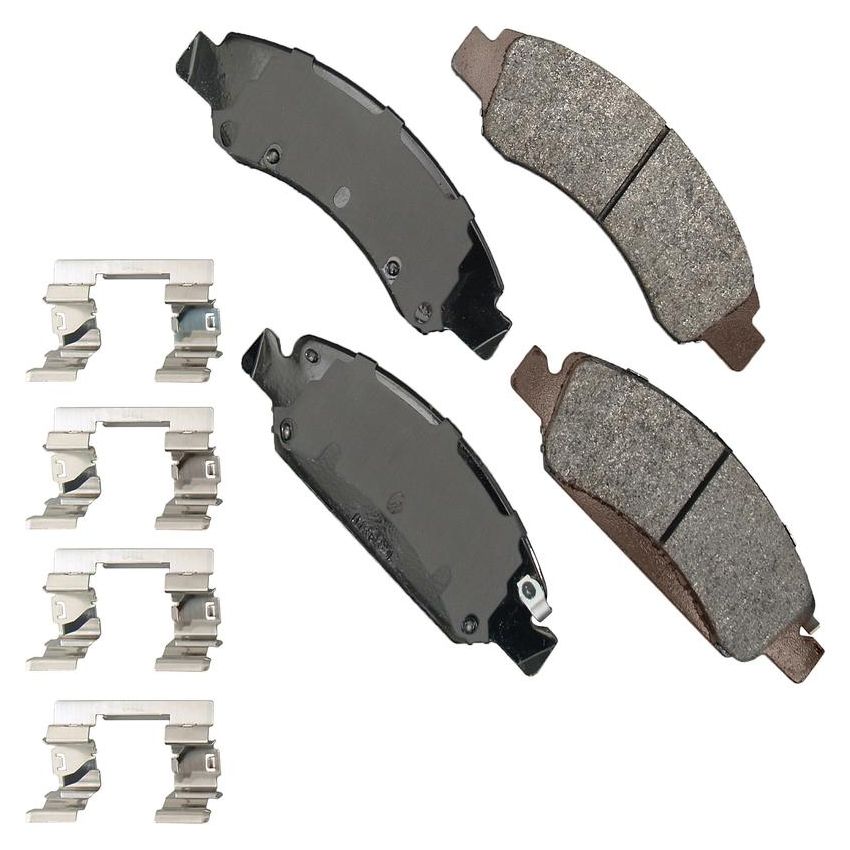Akebono SDF1363 Akebono Severe Duty Ultra Premium Ceramic Disc Brake Pad Kit