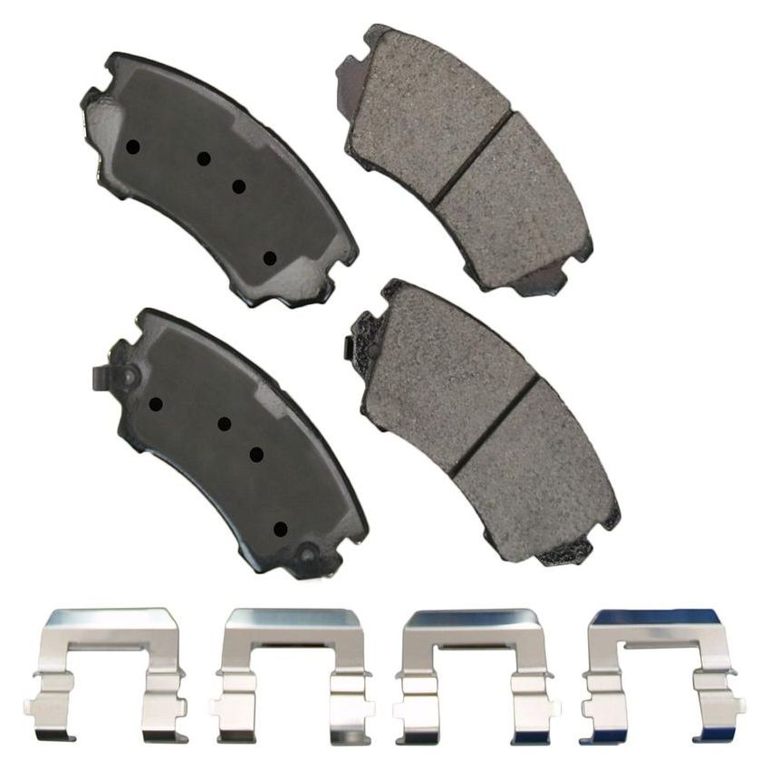 Akebono SDF1404 Akebono Severe Duty Ultra Premium Ceramic Disc Brake Pad Kit