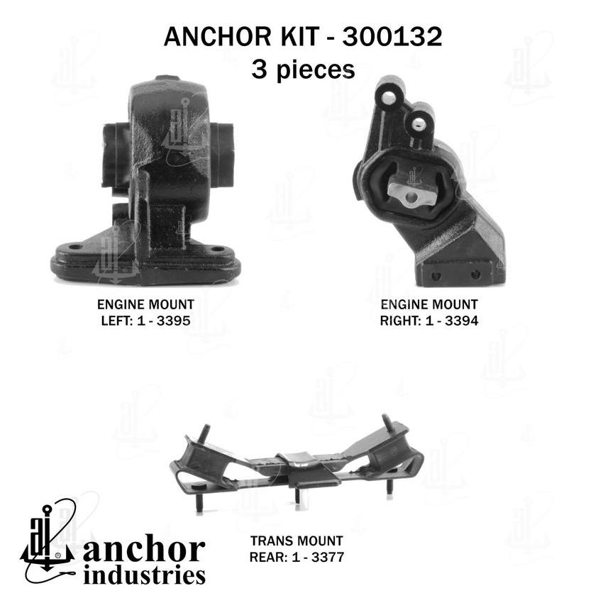 ANCHOR MOUNTS 300132 ENGINE MNT KIT