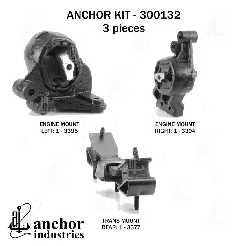 ANCHOR MOUNTS 300132 ENGINE MNT KIT