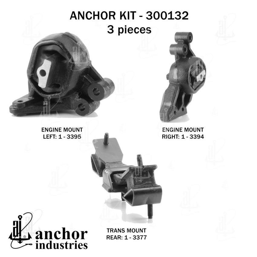 ANCHOR MOUNTS 300132 ENGINE MNT KIT