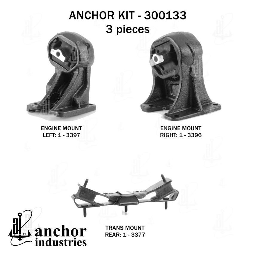 ANCHOR MOUNTS 300133 ENGINE MNT KIT