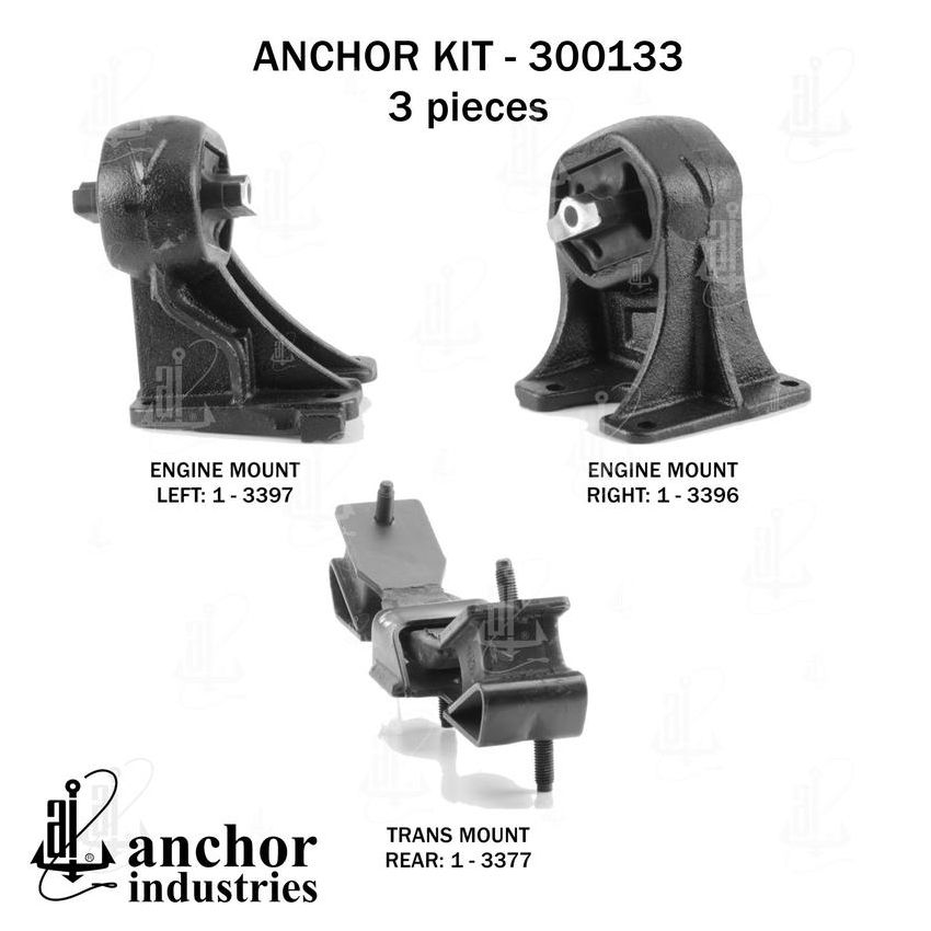 ANCHOR MOUNTS 300133 ENGINE MNT KIT