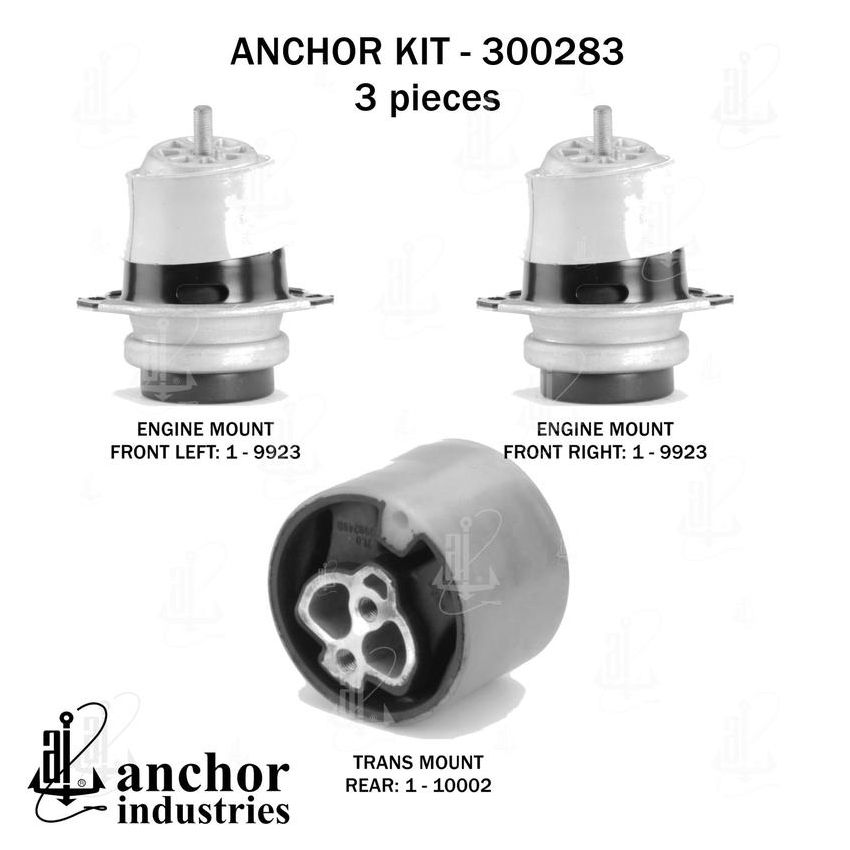 ANCHOR MOUNTS 300283 ENGINE MNT KIT