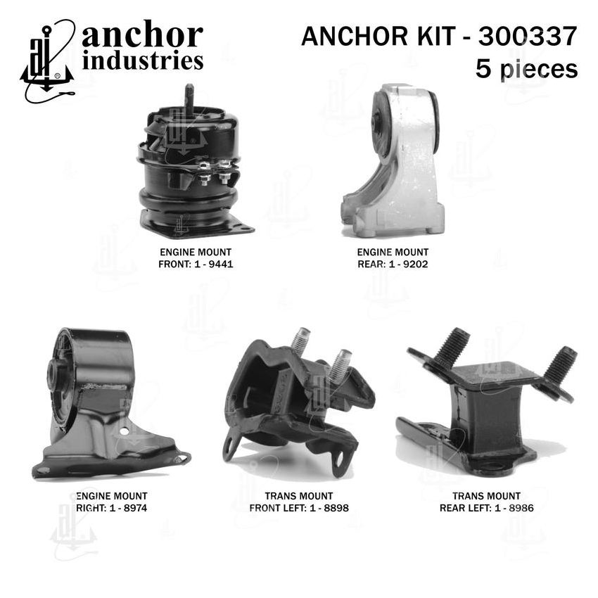 ANCHOR MOUNTS 300337 ENGINE MNT KIT