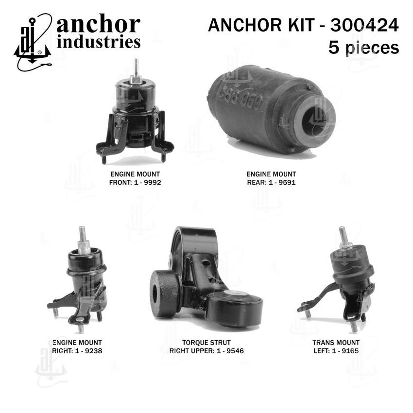 ANCHOR MOUNTS 300424 ENGINE MNT KIT