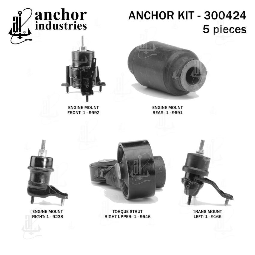ANCHOR MOUNTS 300424 ENGINE MNT KIT