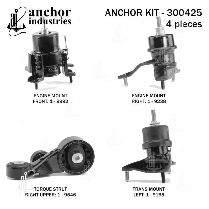 ANCHOR MOUNTS 300425 ENGINE MNT KIT