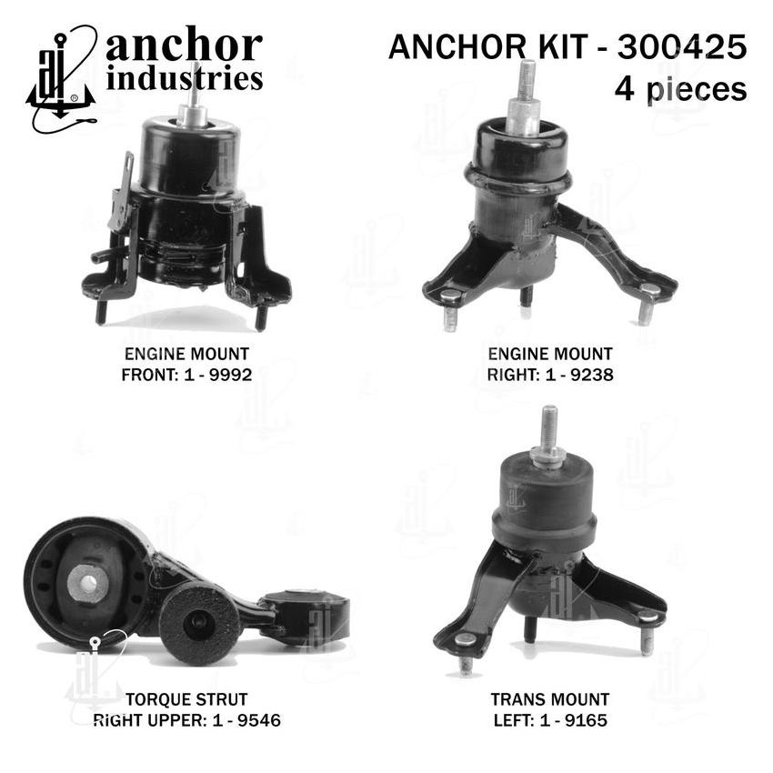 ANCHOR MOUNTS 300425 ENGINE MNT KIT