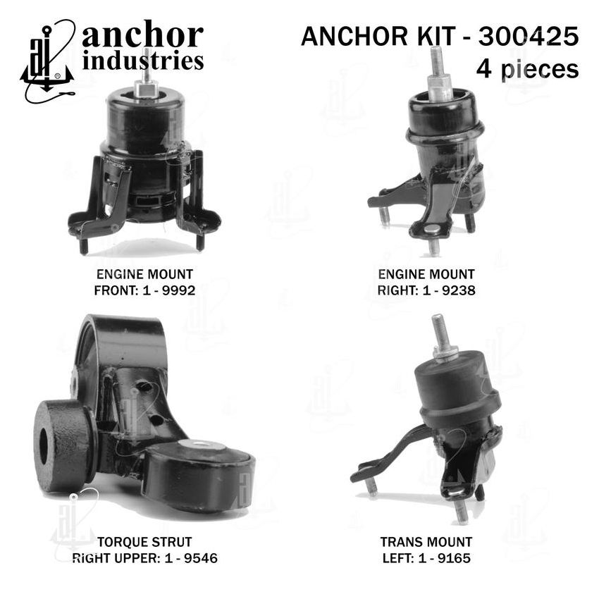 ANCHOR MOUNTS 300425 ENGINE MNT KIT