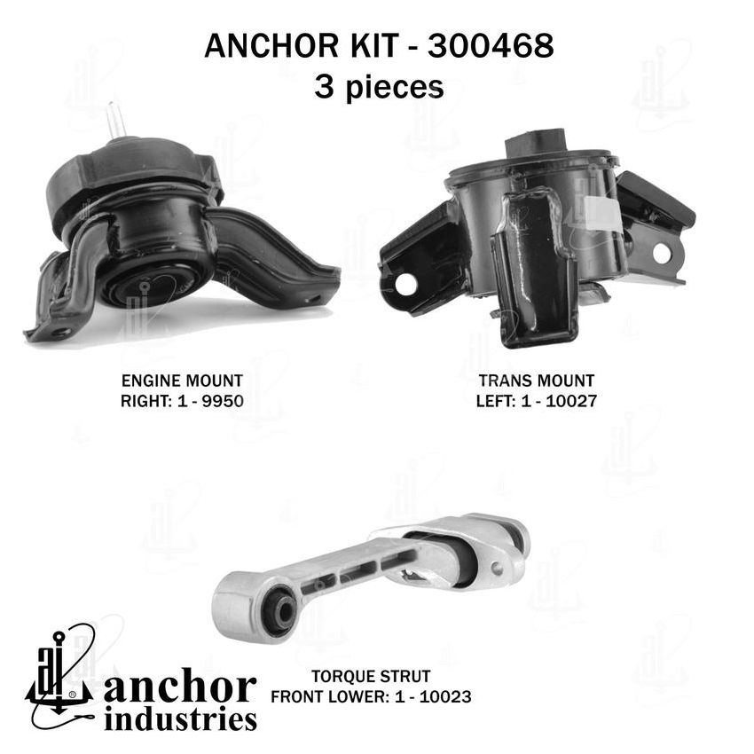 ANCHOR MOUNTS 300468 ENGINE MNT KIT