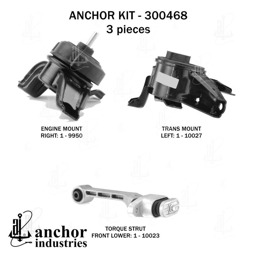 ANCHOR MOUNTS 300468 ENGINE MNT KIT