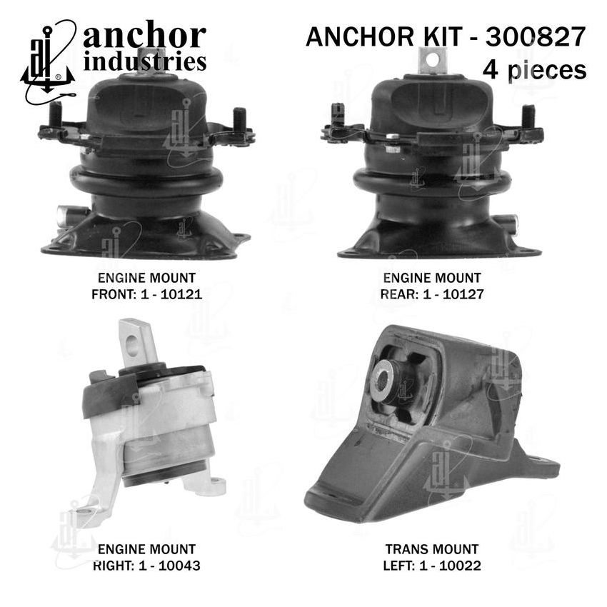 ANCHOR MOUNTS 300827 ENGINE MNT KIT