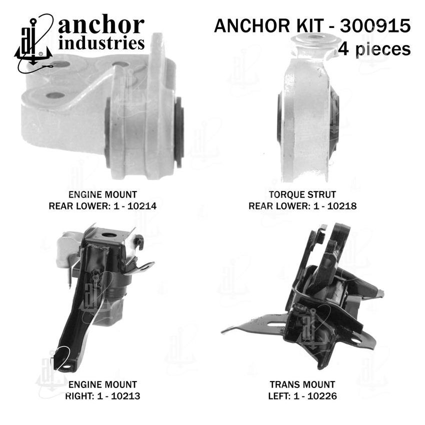 ANCHOR MOUNTS 300915 ENGINE MNT KIT