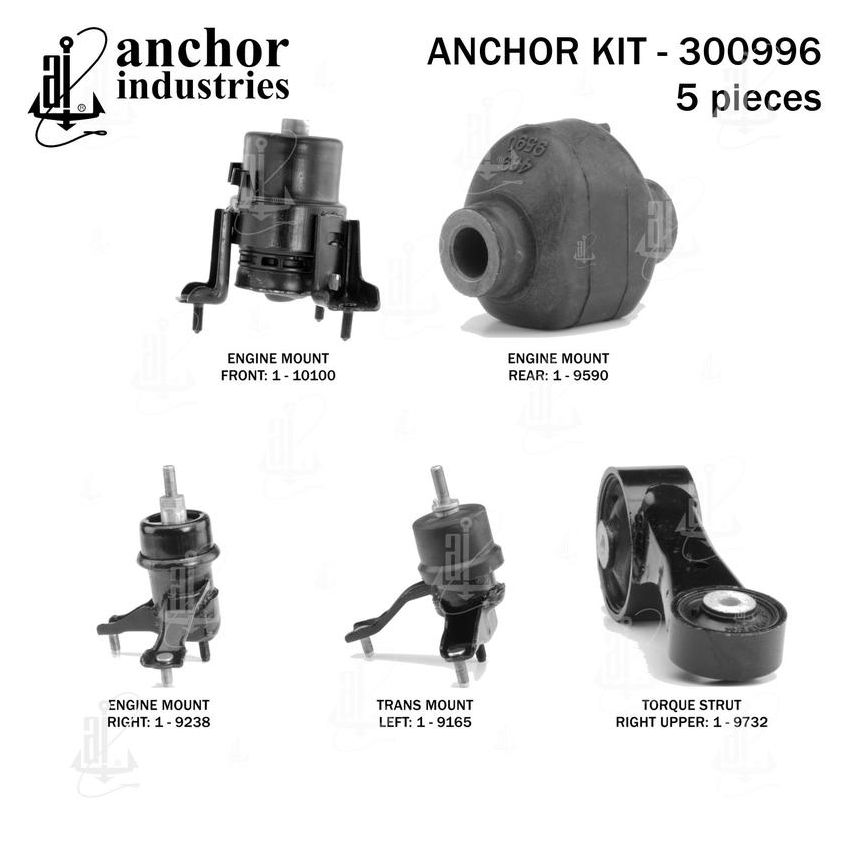 ANCHOR MOUNTS 300996 ENGINE MNT KIT