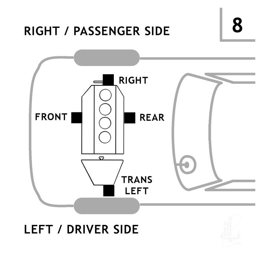 ANCHOR MOUNTS 3227 TRANSMISSION MNT LEFT