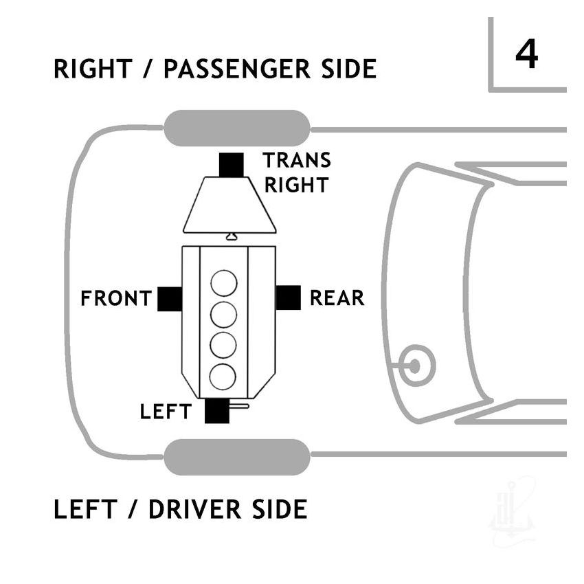 ANCHOR MOUNTS 8615 TORQUE STRUT REAR