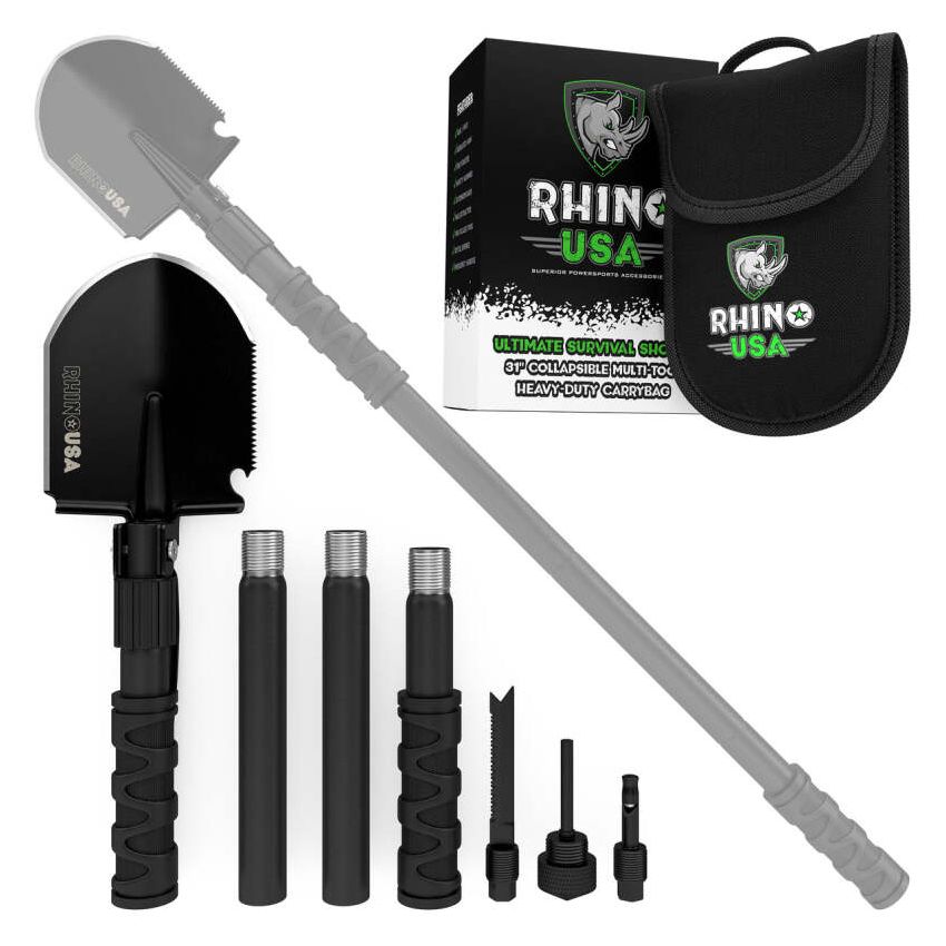 Rhino USA RNO-SURVIVAL-SHOVEL Ultimate Survival Shovel