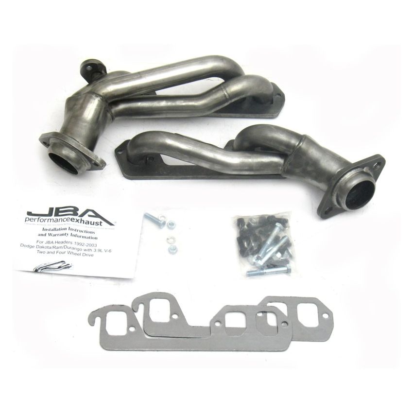 JBA 92-95 Dodge Truck 3.9L V6 1-1/2in Primary Raw 409SS Cat4Ward Header