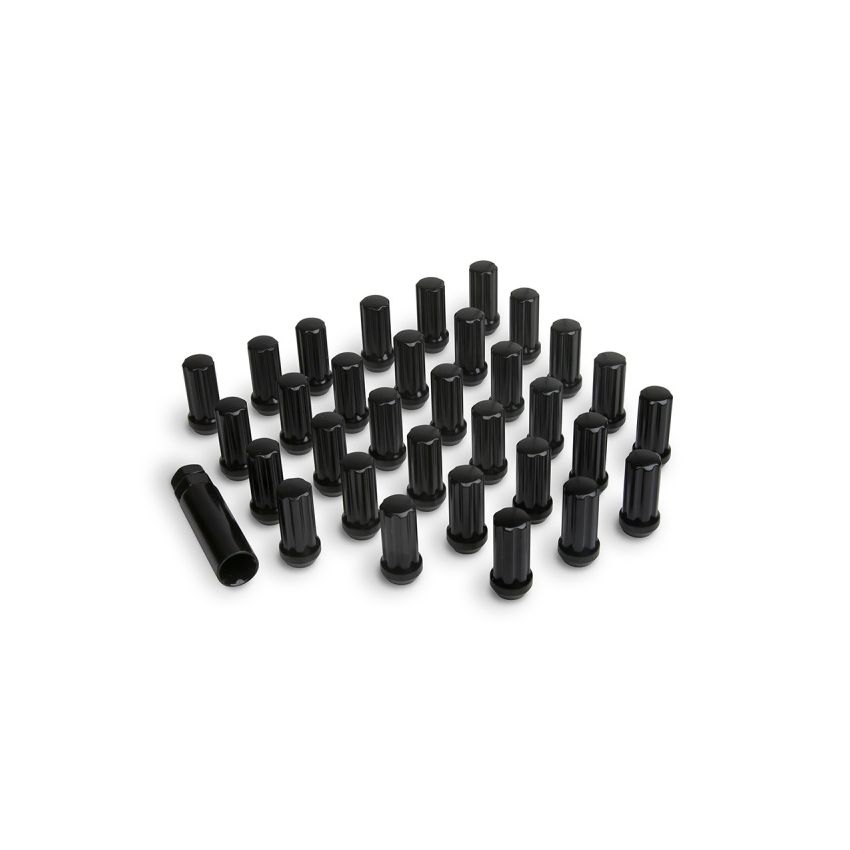 ICON 89141532B Alloys Lug Nut Kit Black - 14x1.5 - 32 Lug Nuts w/ Key