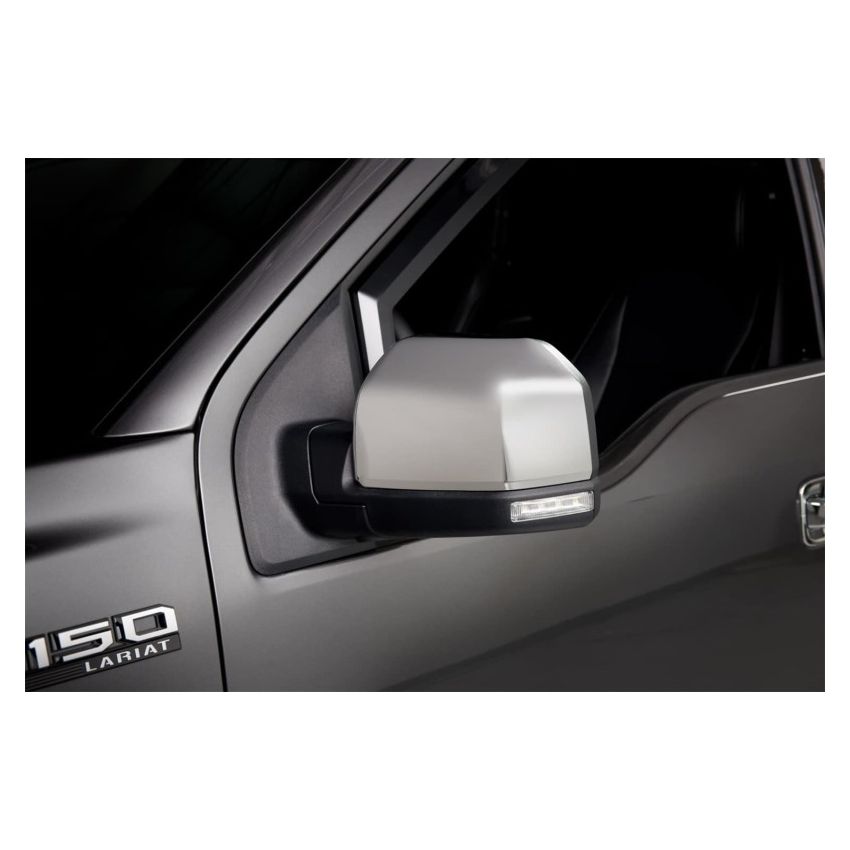Putco 401161 15-20 Ford F-150 - Skull Cap Replacement (Replaces upper Painted Cap) Mirror Covers