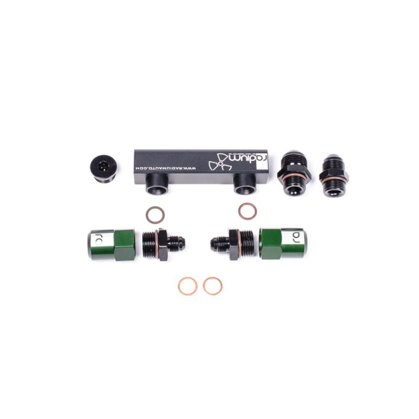 Radium Engineering Bosch Pumps 4 Port Manifold Reuses Check Valves - Universal