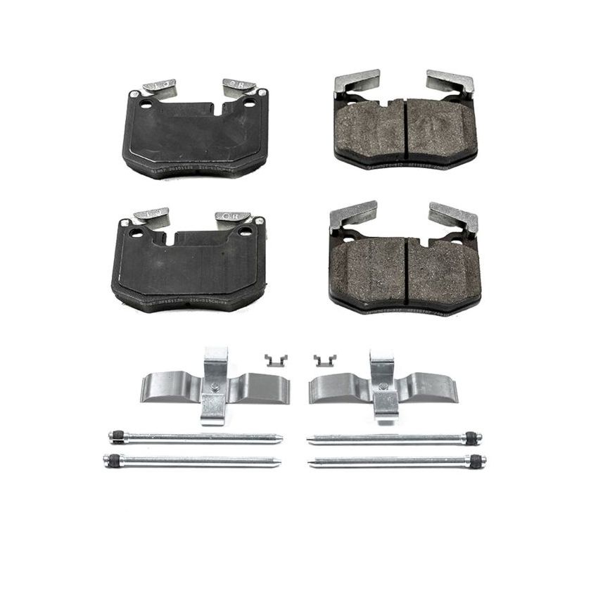 PowerStop 17-1807 PowerStop - Z17 Low-Dust Ceramic Brake Pads with Hardware