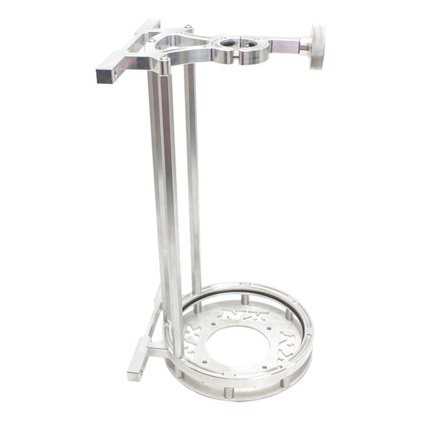 Nitrous Express 11108S-10 Stand Up Billet Bottle Bracket for 10lb Bottle (Flat Mount)