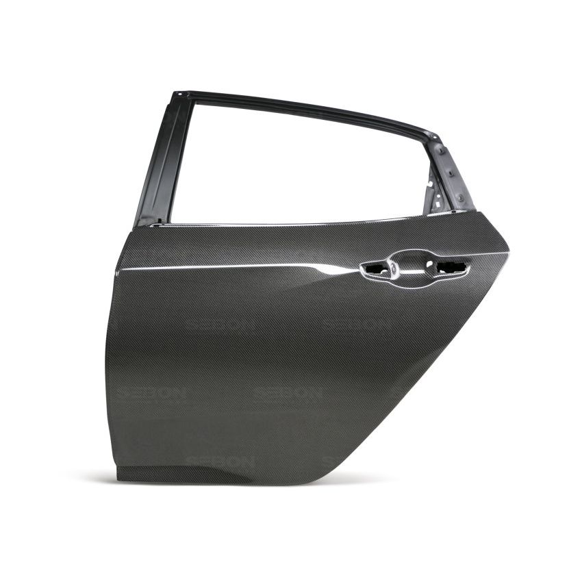Seibon DD17HDCVR-R 2017 Honda Civic Type-R OE Style Gloss Carbon Fiber Rear Doors