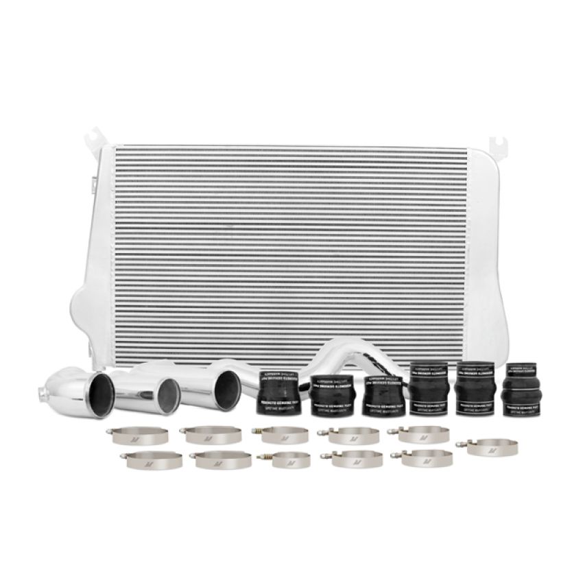 Mishimoto MMINT-DMAX-11KSL 11+ Chevrolet/GMC Duramax Intercooler Kit (Silver)