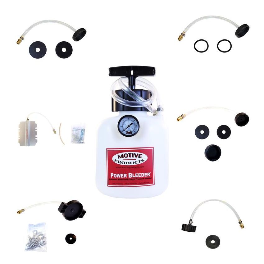 AGS 0260-MTV Power Bleeder Kit XLT w/ 6 Adapters