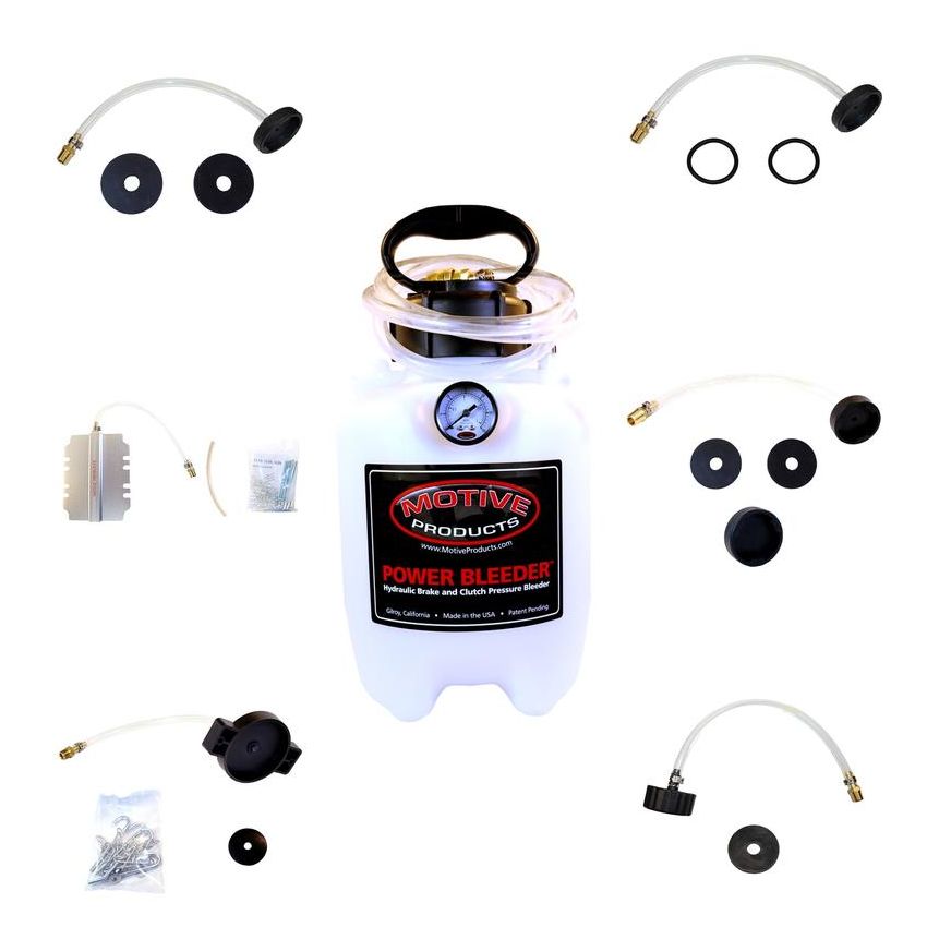 AGS 0380-MTV Power Bleeder Kit Magnum XLT 4 QT w/ 6 Adapters