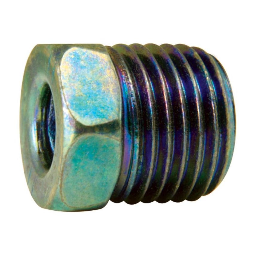 AGS BLF-43 Steel Tube Nut, 1/4 (9/16-18 Inverted), 10/bag