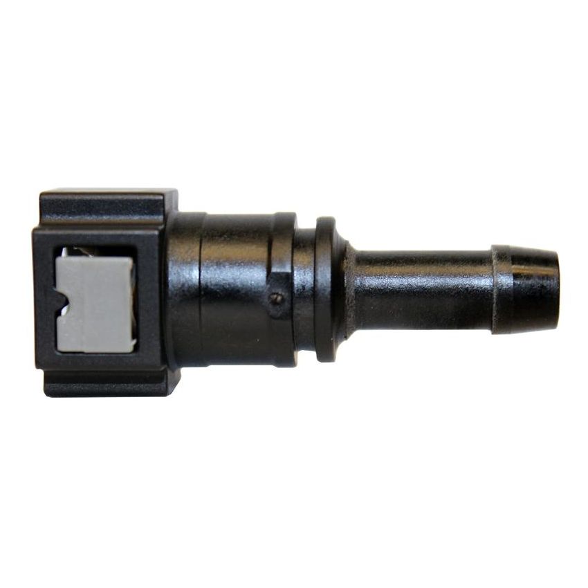 AGS FLRQ-035 Fuel Line Quick Connect - Straight Push-On 3/8 Steel to 5/16 Nylon - 2 per Bag