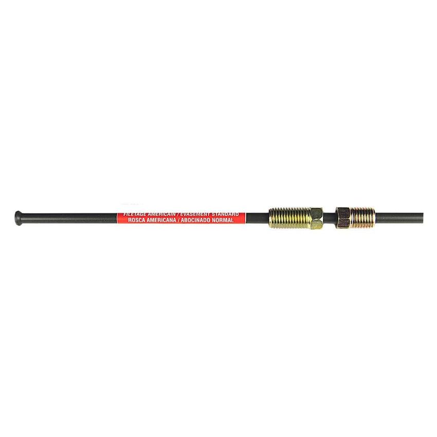 AGS PA-308 Domestic Poly-Armour PVF Steel Brake Line, 3/16 x 8