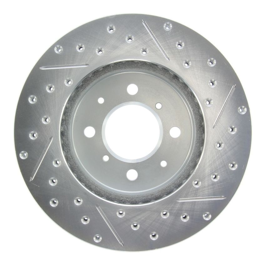 StopTech Select Sport 90-01 Acura Integra (exc. Type R) Slotted and Drilled Right Front Rotor