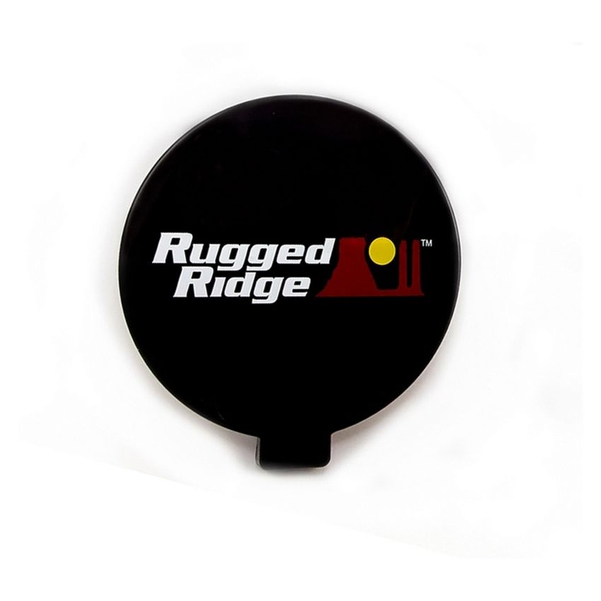 Rugged Ridge 6in Off Road Light Cover Black